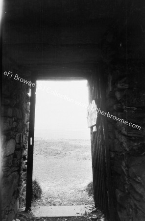 GRIANAN AILEACH LOOKING OUT THROUGH ENTRANCE